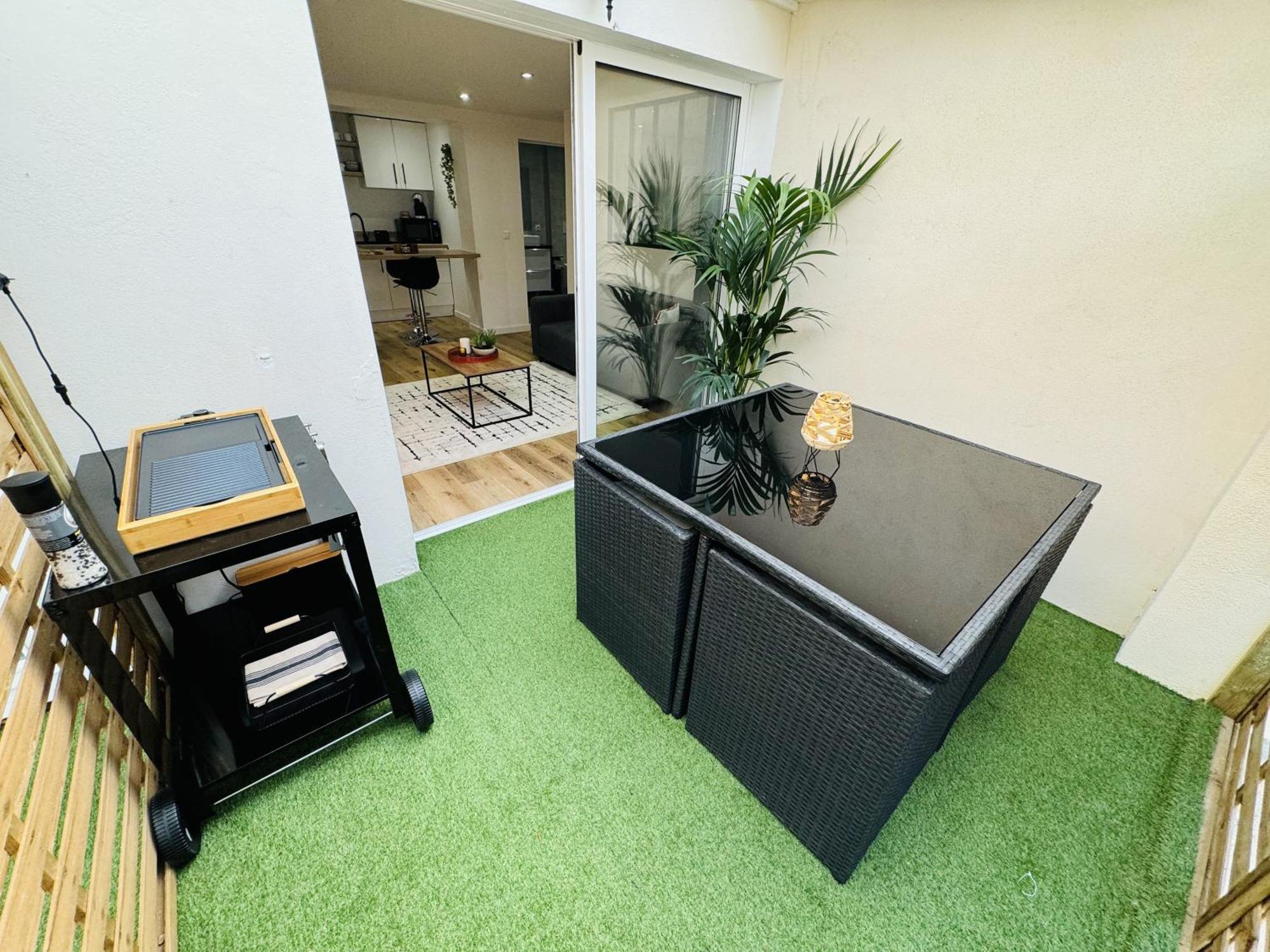 Le Bel Aire - Terrasse - Wifi Apartment Bègles Exterior foto